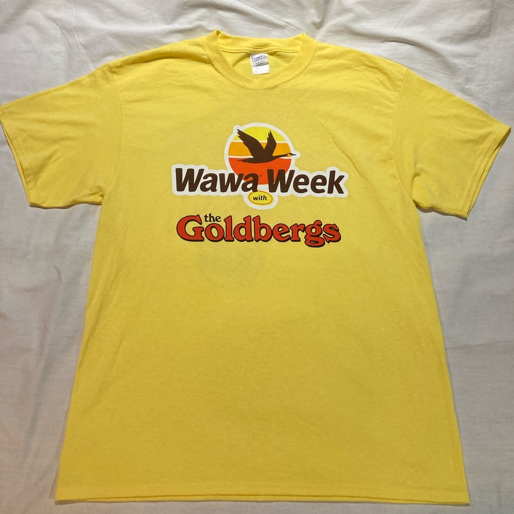 Wawa Week Goldbergs T-shirt, Men’s size large, NWOT!